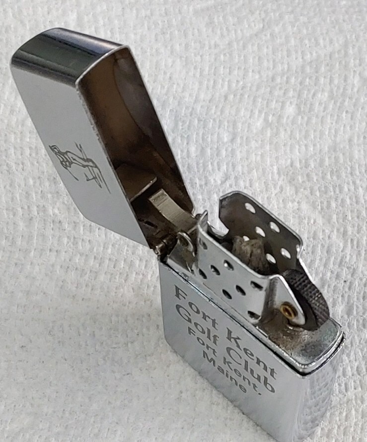 Vintage Used Fort Kent Golf Club Cigarette Lighter Fort Kent Maine eBay