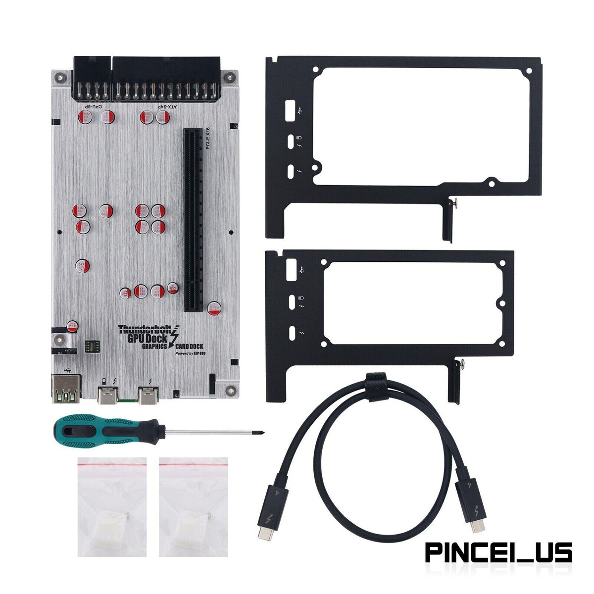 TH3P4G3 Thunderbolt-compatible GPU Dock Laptop to External Graphic