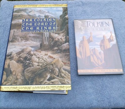 The Lord of the Rings Illustrated by Alan Lee 1991 HC/DJ 6-in-1 w/Bonus DVD!