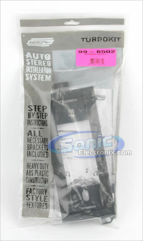 Kit de instalación Metra 99-6502 para Select 1995-2000 Chrysler/Dodge/Plymouth Foto 2 de 2