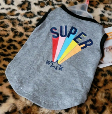 Pet Tee Dog or Cat ''Super Dude'' xs ea. New w/ Tag! SALE!!!!!!!!!