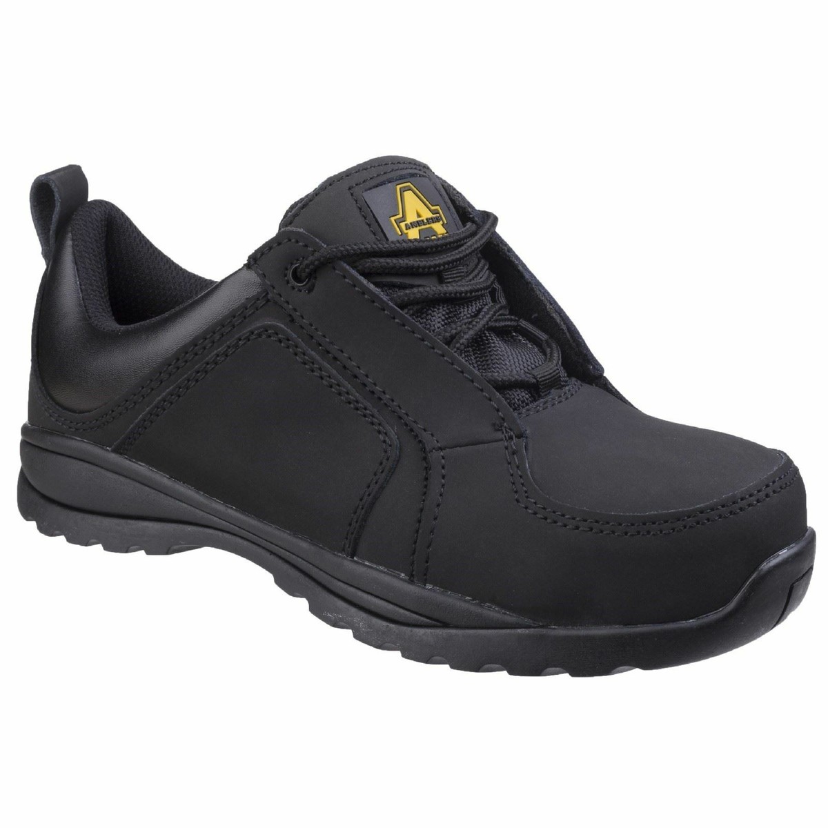 Amblers Ladies Safety Shoe Black Composite Toe UK 2–9 Workwear Metal-Free  FS59C
