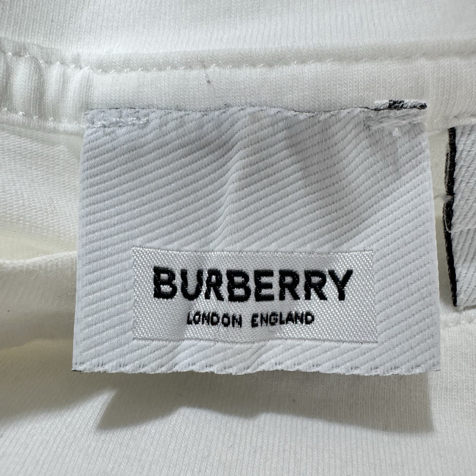 Burberry London Thomas Bear Long Sleeve T-Shirt Men's 2XL* White Graphic Luxury thumbnail 7
