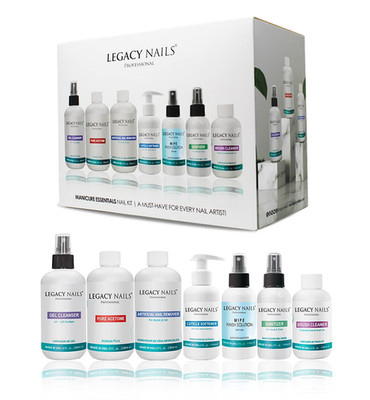 Professional MANICURE ESSENTIALS KIT - Designed for Nail Artists - Salon Product