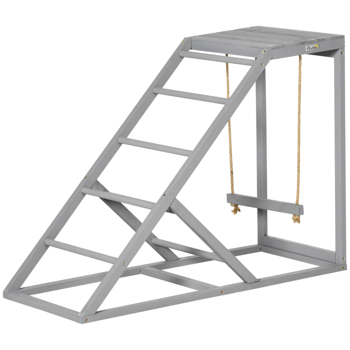 B&Q - Chicken Coop Toy With SwingLadderPlatform For 2 ChickensHensGrey - Image 2