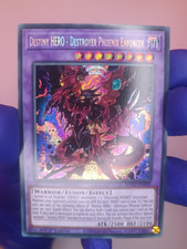 Yu-Gi-Oh "Schicksals-HELD-Zerstörer Phönix-Vollstrecker" MP22-DE209 Secret Rare BESCHREIBUNG