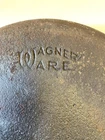 Wagner Ware #10 Cast Iron Skillet-Sits Flat -Has Heavy Pitting