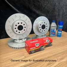 C J Hook Front & Rear Brake Discs Mintex Pads for Volvo Xc70 T6 Polestar