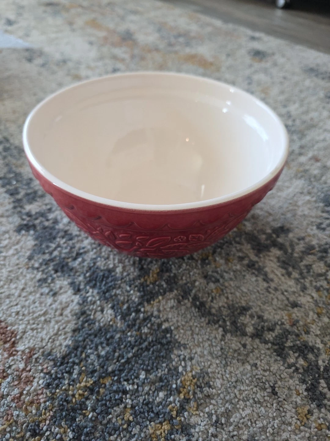 Mason Cash Red Mixing Bowl 8 Inch Diameter