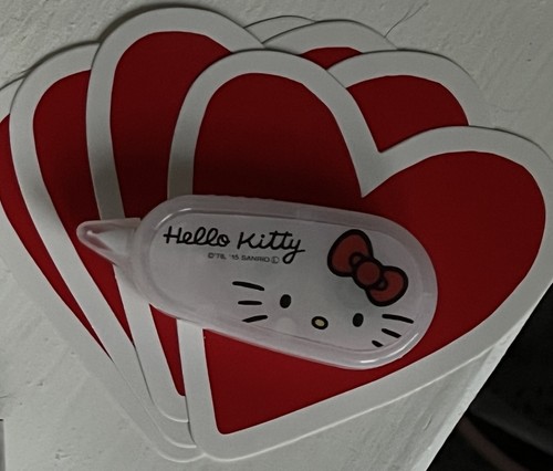 DAISO JAPAN Hello Kitty Decoration Tape Pink White Spots VINTAGE (1990s) OOAK