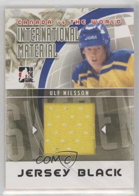 2011-12 ITG Canada VS the World International Material Black Jersey Ulf Nilsson