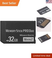 Versatile 32GB Memory Stick Pro Duo - Fast  Reliable for Gaming and Photography
