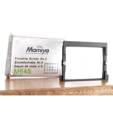Mamiya M645 Focusing Screen No.3 Checker Type Grid Near Mint From Japan
