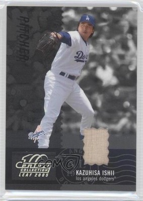 2005 Leaf Century Collection Materials Bats 27/100 Kazuhisa Ishii #187 0v1