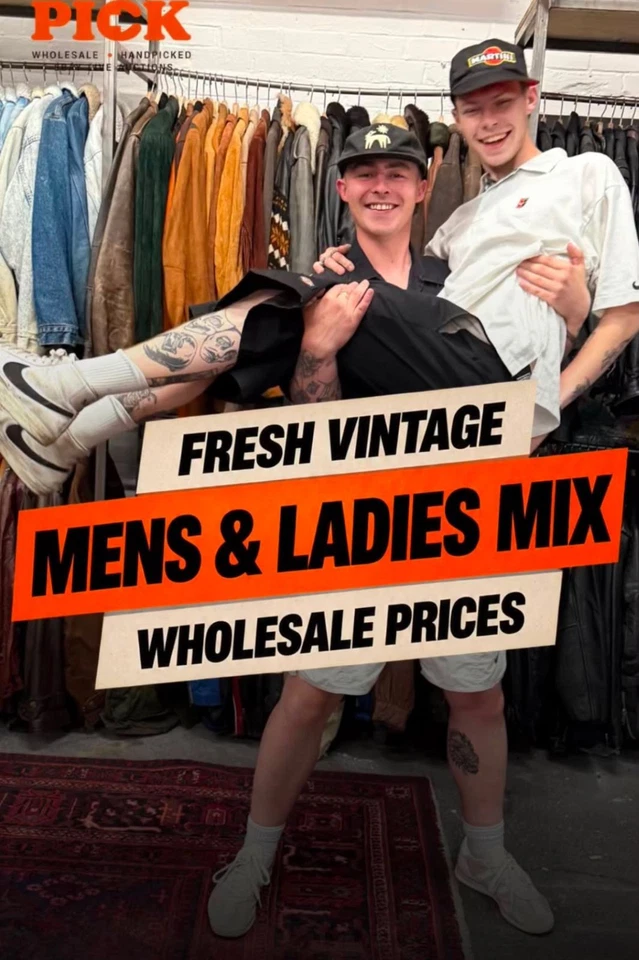 MENS & LADIES MIX - VINTAGE CLOTHING - WHOLESALE PRICES