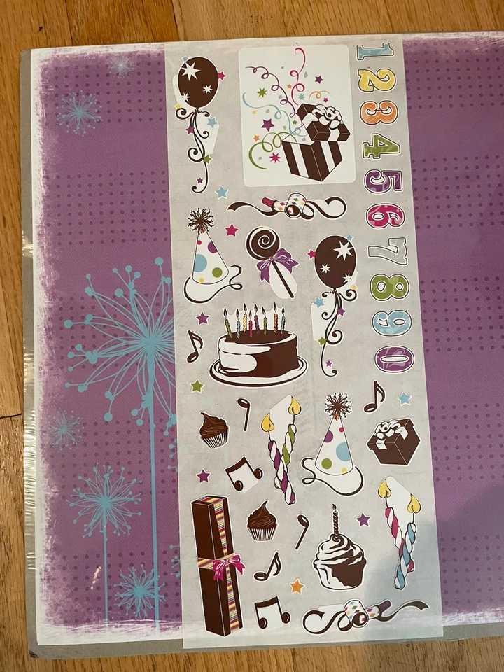 Creative Memories Power SIMPLEMENTE HERMOSO 12" x 12" CUMPLEAÑOS Impresiones en Papel Adhesivo Foto 2 de 4