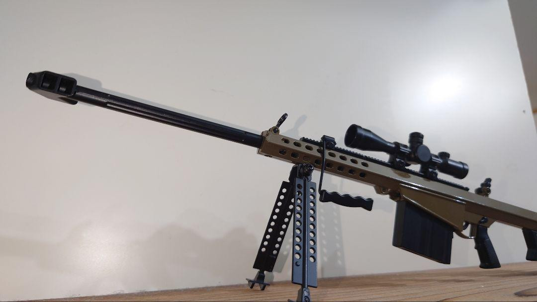 1/3スケール　ミニチュアライフル　BARRETT M82A1　タンカラー Plastic Assembly Puzzles Weapon | Barrett M82a1 Gun Model