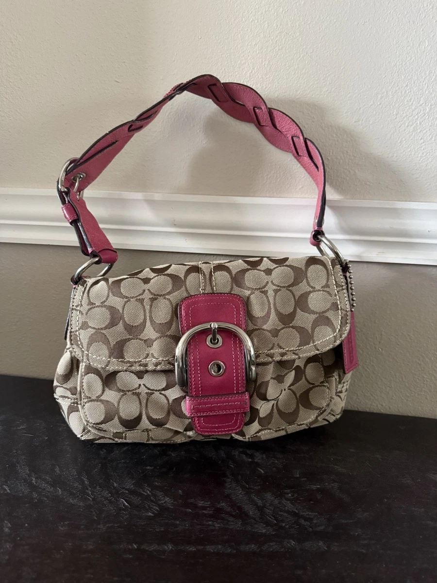 Coach Pink Soho Handbag for sale | eBay