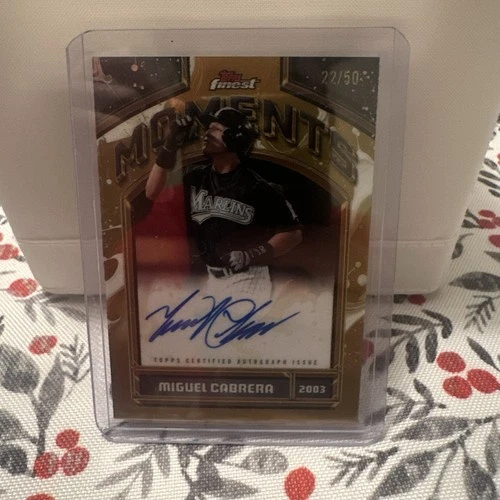 2026 Topps Finest Miguel Cabrera Base (RAW)