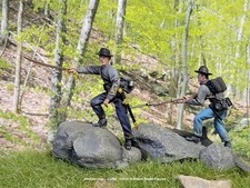 W.Britain 31490 "Scrambling Up The Roundtops" Britains