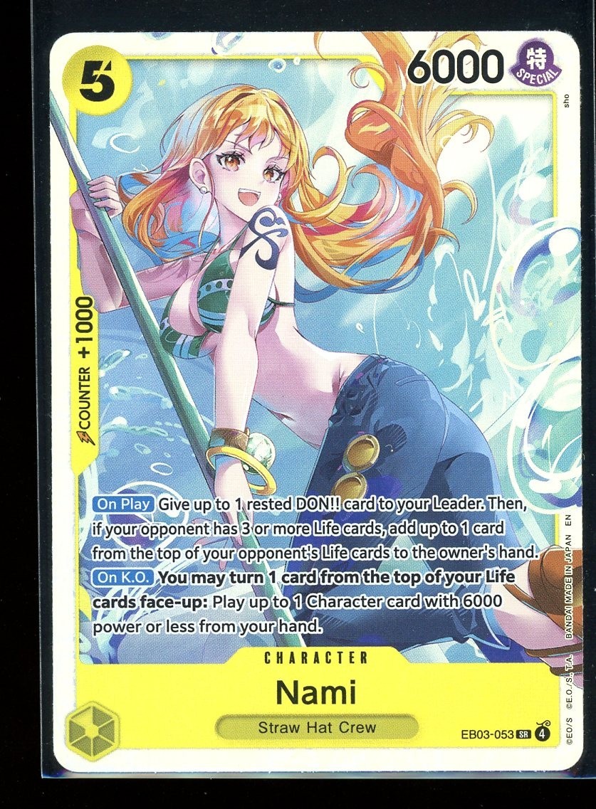 Nami One Piece EB03 Heroines Edition Super Rare #053