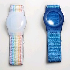 Waterproof Airtag Bracelet for Kids 2 Pack , Soft Nylon Hidden Air Tag Wrist