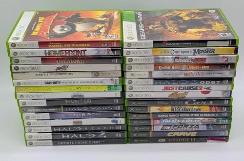 Lot of 30 Microsoft Xbox, Xbox 360 Games AS IS NOT TESTED