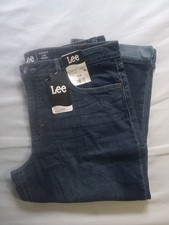 NEW - Lee Size 16 M Mid Rise Regular Fit Capri Jeans Influx Med Wash - NWT