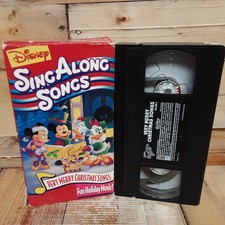 Disney Sing Along Songs Very Merry Christmas Songs VHS Used Holiday Kids