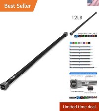 Durable Resistance Band Bar - 12lbs Weighted Workout Tool for All Fitness Levels