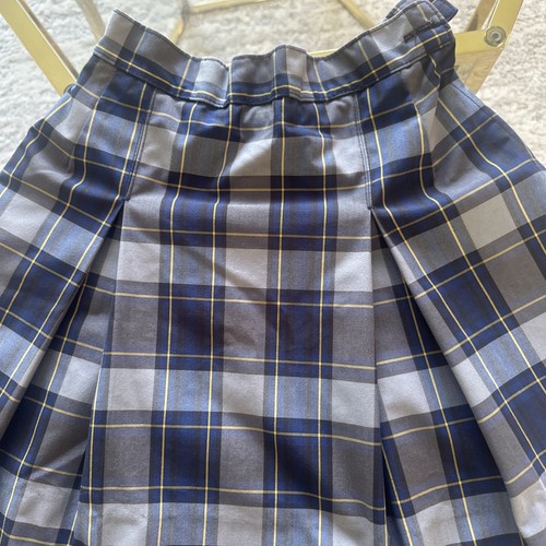 Plaid Navy Blue Uniform Skirt - Dennis Uniform - Picture 2 of 4