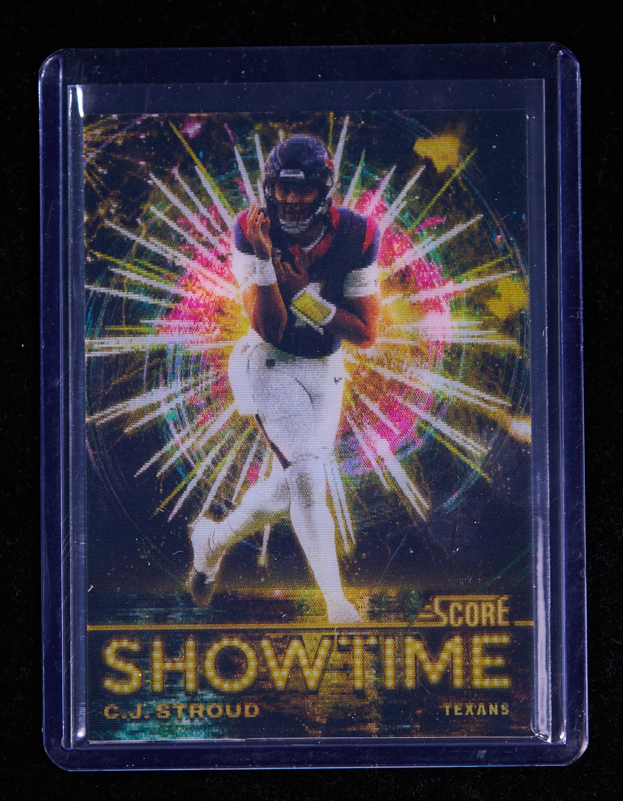 C.J. Stroud 2024 Panini Score Football Showtime #1 Texans Case Hit SSP [xd