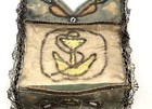 Antique 18th Century “Housewife” Silk Decorative Silk Fabric Sewing Tools Holder — photo 5