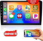 10" Android 15 Double 2Din Car Stereo CarPlay Auto Radio GPS Navi WiFi BT 2+64GB