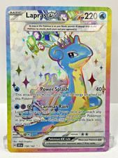 LAPRAS EX 158/142 POKÉMON STELLAR CROWN ULTRA RARE on eBay