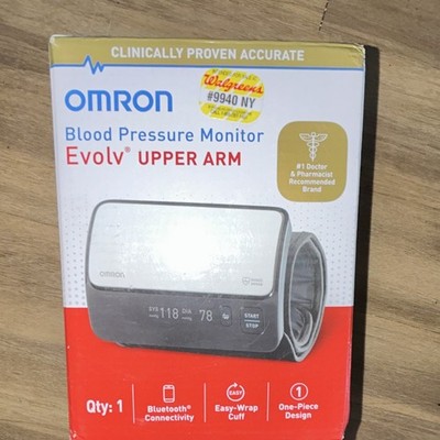 Omron Evolv Upper Arm Blood Pressure Monitor BP7000 Bluetooth 100-Reading Memory