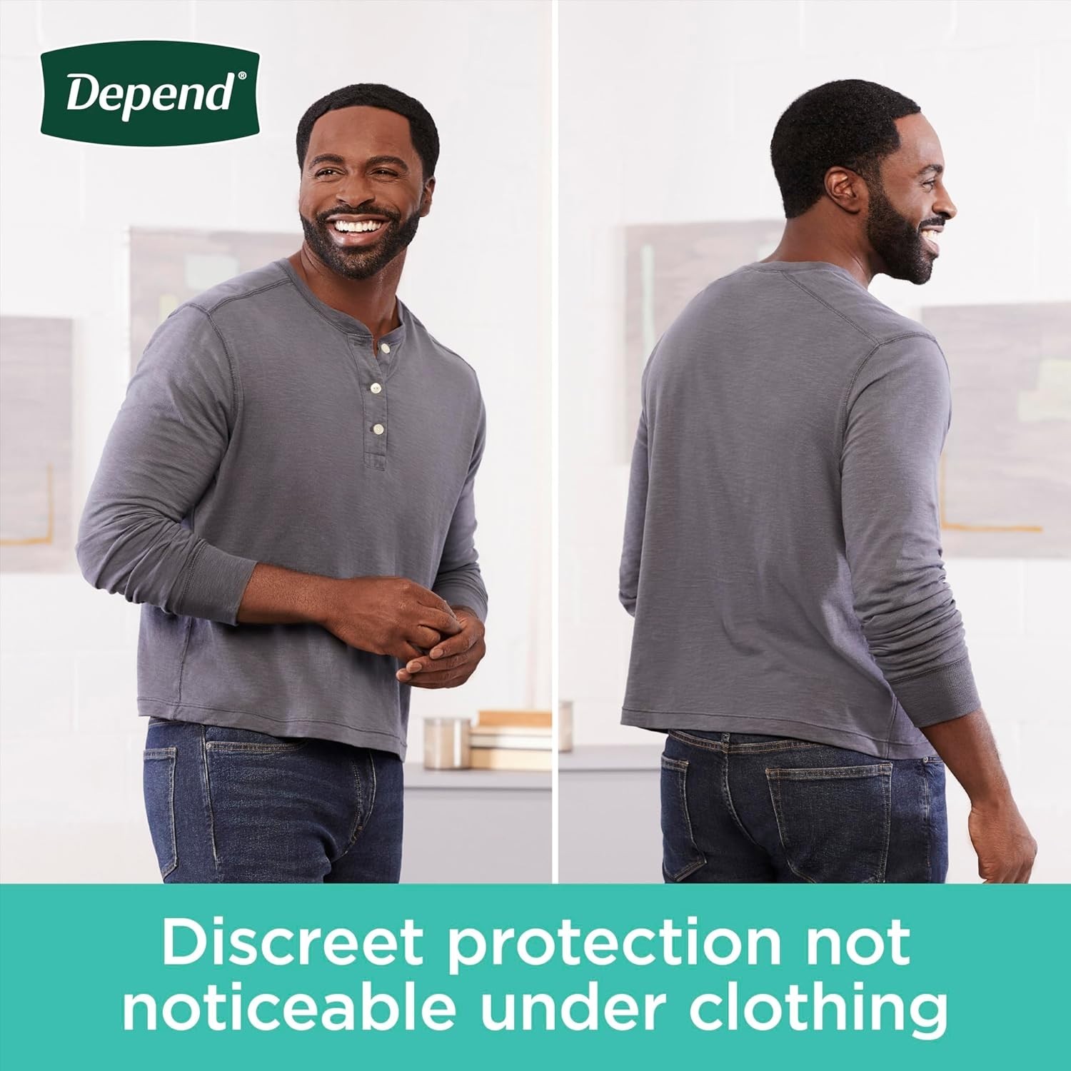 Depend Fresh Protection Adult Diapers, for Men S-M 80 Count