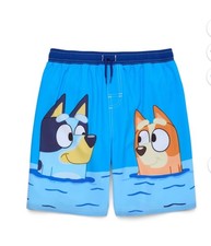 Bluey and Bingo Boys Swim Trunks NWT Size XS 4-5 or S 6-7