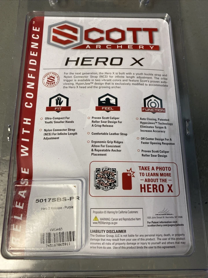 Scott Hero X - Bow Release (Purple) - Image 2 of 2