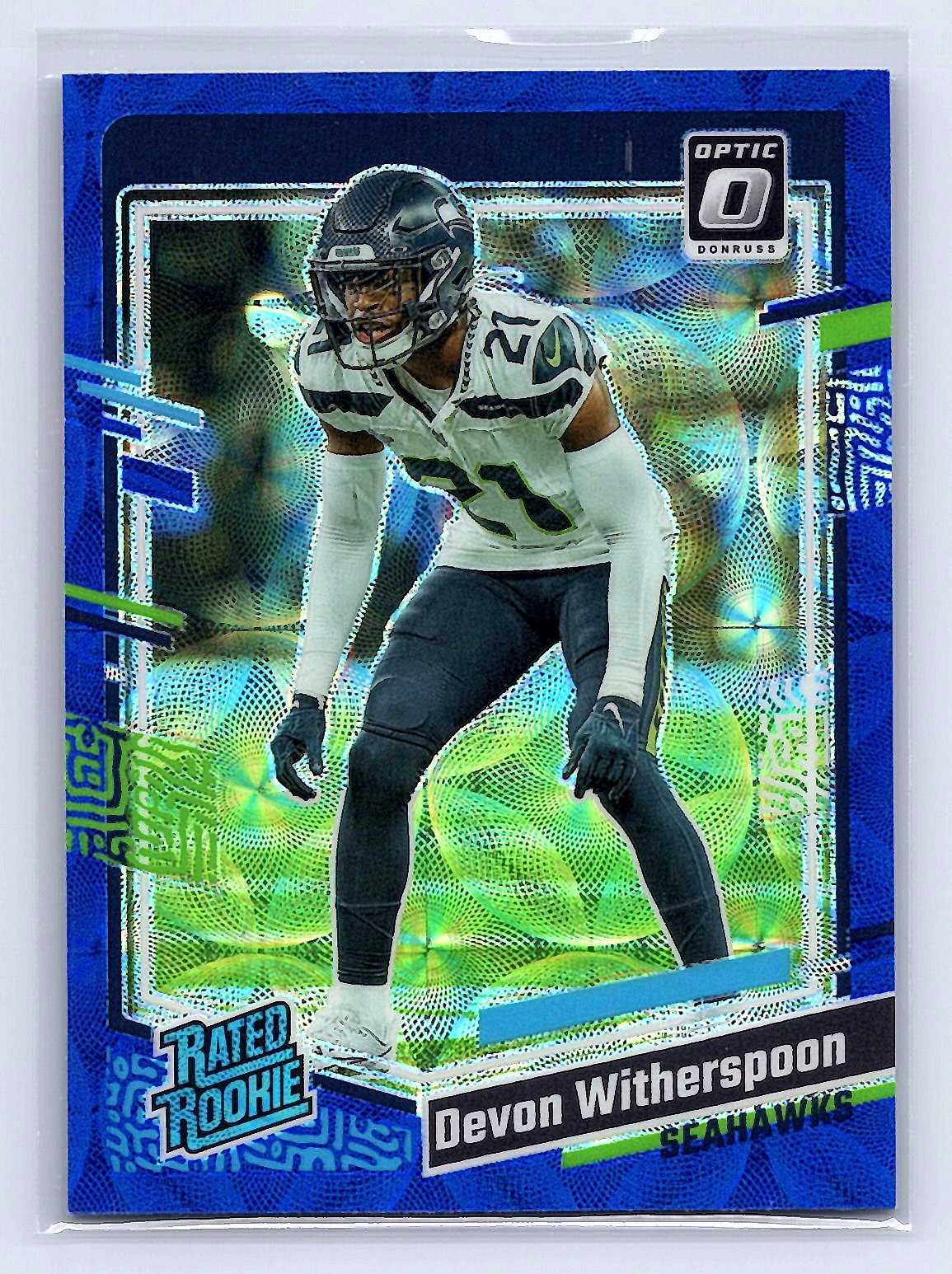 Devon Witherspoon 2023 Donruss Optic #292 Blue Scope