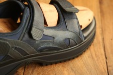 Louis Vuitton LV Monogram Blue Rubber Sandals Sliders Shoes Men's UK 11 US 12