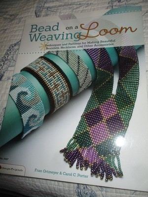 Bead on a Weaving Loom Techniques Patterns Design Originals Book Unused