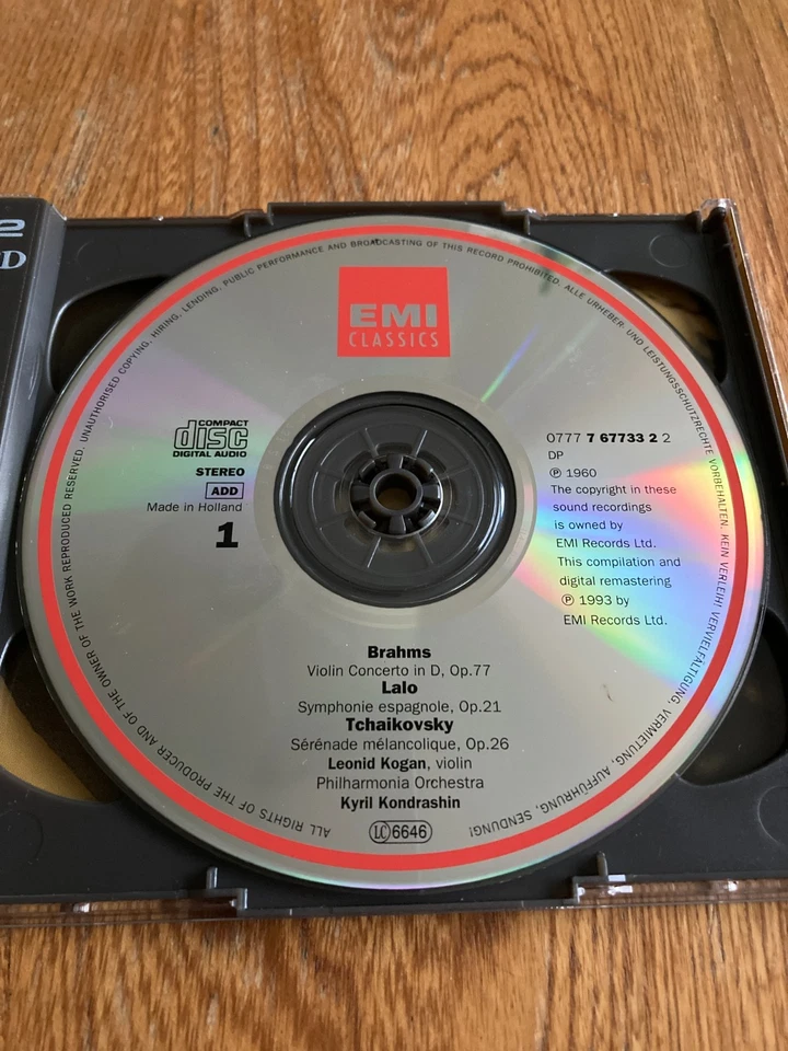 Rare LEONID KOGAN PROFILE 2 x CD 1st Holland Press 1993 VIOLIN NEAR MINT - Image 2 of 4