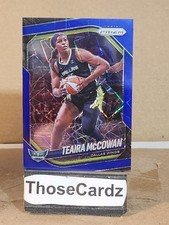 2025 Panini Prizm WNBA Blue Velocity Prizm #48 Teaira McCowan