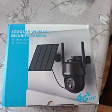 ANRAN 4G LTE Security Camera Outdoor Solar Battery Wireless CCTV with Sim Card