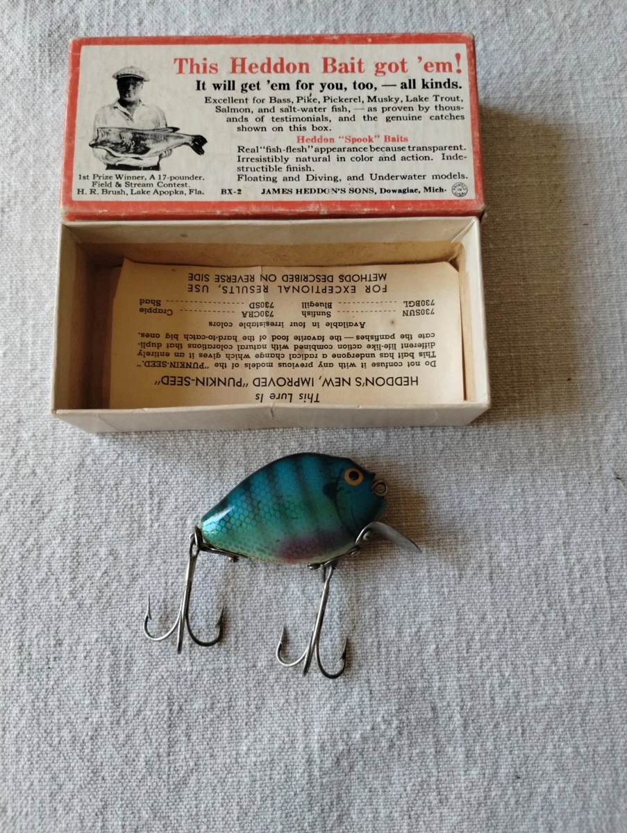 Heddon Vintage Fishing Lures with Original Box for sale | eBay