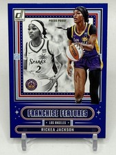 2025 Panini Donruss WNBA Rickea Jackson Franchise Features Press Proof Blue #8 S