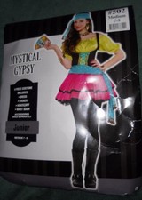 Womens Teens Mystical Gypsy by California Costume Size Medium Junior 7-9 NEW IP
