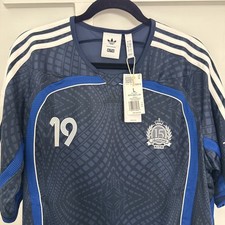 KITH x Messi x Adidas Soccer Jersey Size Large Blue #19 Brand New Argentina