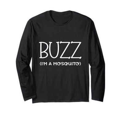 Buzz I'm A Mosquito Lazy Cosplay Costume Idea Easy and Funny Long Sleeve
